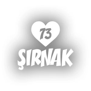 Kalpli 73 Şırnak Araba Sticker 17x17 Cm Beyaz
