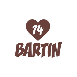 Kalpli 74 Bartın Araba Sticker 17x17 Cm Kahverengi