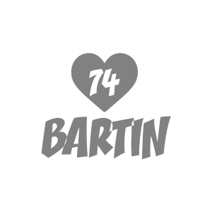 Kalpli 74 Bartın Araba Sticker 17x17 Cm Gri