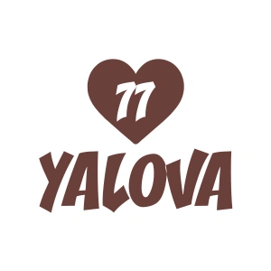 Kalpli 77 Yalova Araba Sticker 17x17 Cm Kahverengi