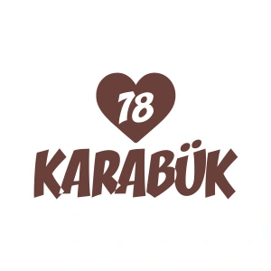 Kalpli 78 Karabük Araba Sticker 17x17 Cm Kahverengi
