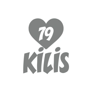 Kalpli 79 Kilis Araba Sticker 17x17 Cm Gri