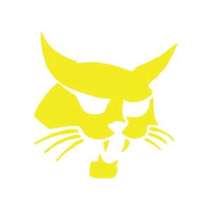 Samuray Kedi Araba Sticker 17x17 Cm Sarı