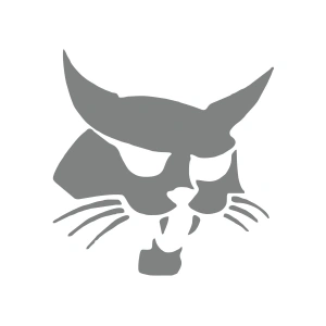 Samuray Kedi Araba Sticker 17x17 Cm Gri