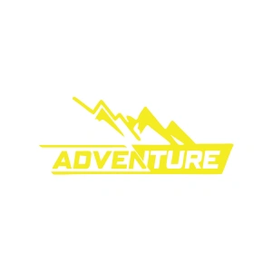 Adventure 4x4 Araba Sticker 17x17 Cm Sarı