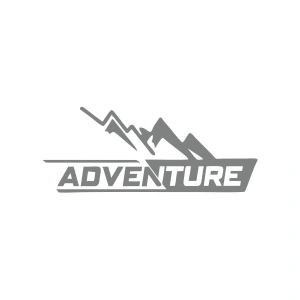 Adventure 4x4 Araba Sticker 17x17 Cm Gri
