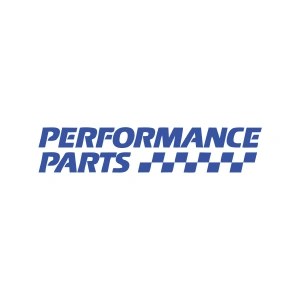 Performance Parts Araba Sticker 17x17 Cm Mavi