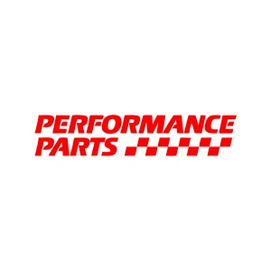 Performance Parts Araba Sticker 17x17 Cm Kırmızı