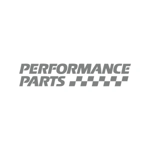 Performance Parts Araba Sticker 17x17 Cm Gri