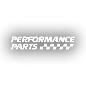 Performance Parts Araba Sticker 17x17 Cm Beyaz