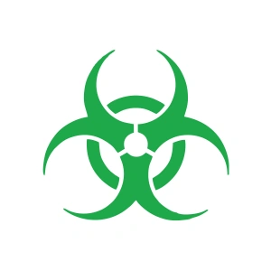 Kimyasal Amblemi Araba Sticker 17x17 Cm Yeşil