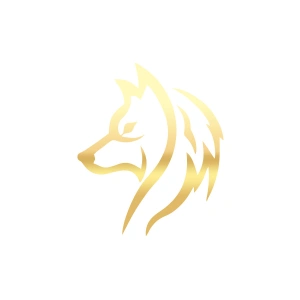 Kurt Silüet Araba Sticker 17x17 Cm Gold