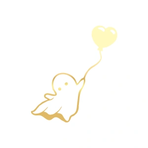 Hayalet Sitcker 17x17 Cm Gold