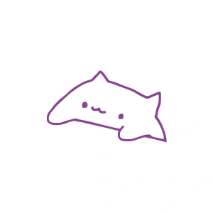 Sevimli Kedi Araba Sticker 17x17 Cm Mor