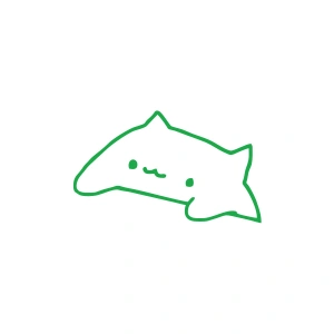 Sevimli Kedi Araba Sticker 17x17 Cm Yeşil