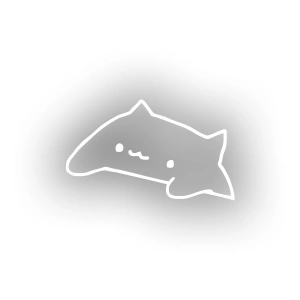 Sevimli Kedi Araba Sticker 17x17 Cm Beyaz