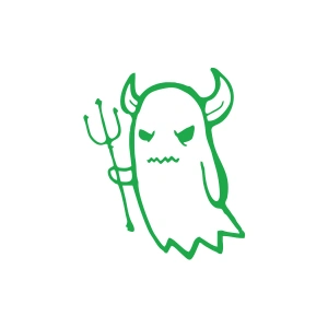 Zebani Hayalet Araba Sticker 17x17 Cm Yeşil