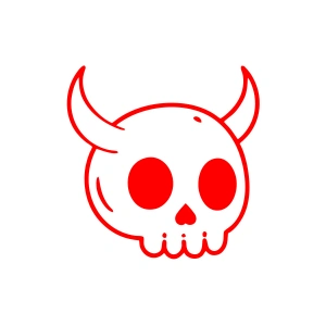 Kuru Kafa Araba Sticker 17x17 Cm Kırmızı