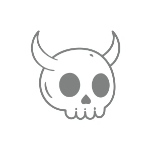 Kuru Kafa Araba Sticker 17x17 Cm Gri