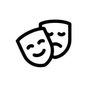 Mutlu Yüz Üzgün Yüz Araba Sticker 17x17 Cm Siyah