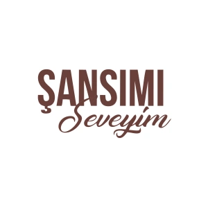 Şansımı Seveyim Araba Sticker 17x17 Cm Kahverengi
