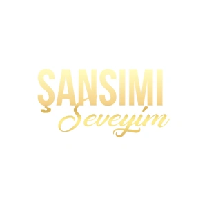 Şansımı Seveyim Araba Sticker 17x17 Cm Gold