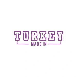 Made In Turkey Araba Sticker 17x17 Cm Mor