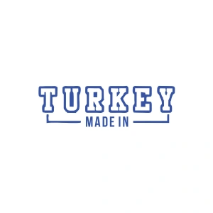 Made In Turkey Araba Sticker 17x17 Cm Mavi