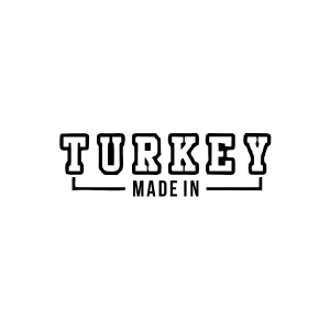 Made In Turkey Araba Sticker 17x17 Cm Siyah