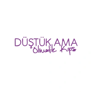 Düştük Ama Ölmedik Kıps Araba Sticker 17x17 Cm Mor