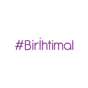 Bir İhtimal Araba Sticker 17x17 Cm Mor
