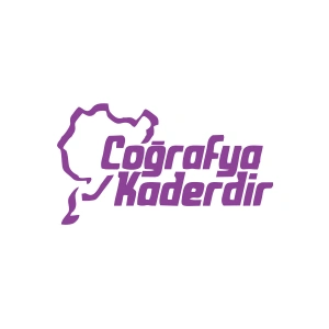 Coğrafya Kaderdir Araba Sticker  17x17 Cm Mor