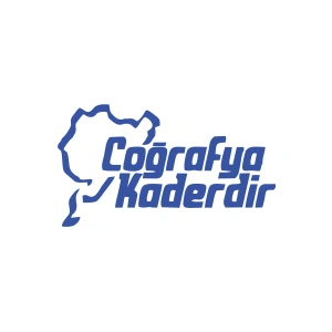 Coğrafya Kaderdir Araba Sticker  17x17 Cm Mavi