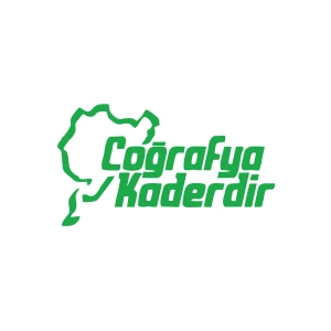 Coğrafya Kaderdir Araba Sticker  17x17 Cm Yeşil