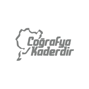 Coğrafya Kaderdir Araba Sticker  17x17 Cm Gri