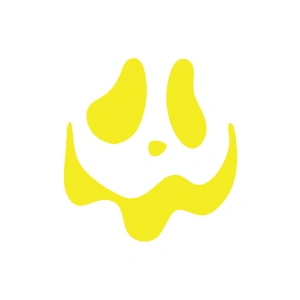 Şapşal Gülen Surat Araba Sticker 17x17 Cm Sarı