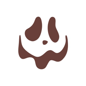 Şapşal Gülen Surat Araba Sticker 17x17 Cm Kahverengi