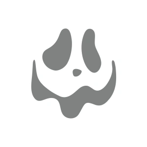 Şapşal Gülen Surat Araba Sticker 17x17 Cm Gri