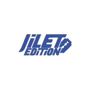 Jilet Edition Araba Sticker 17x17 Cm Mavi