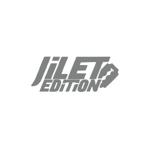 Jilet Edition Araba Sticker 17x17 Cm Gri