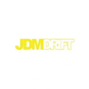 JDM Drift Araba Sticker 17x17 Cm Sarı