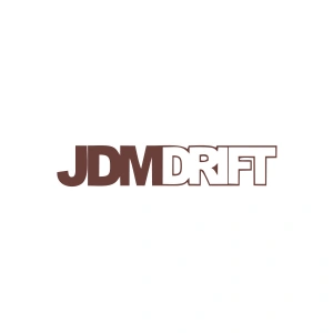 JDM Drift Araba Sticker 17x17 Cm Kahverengi