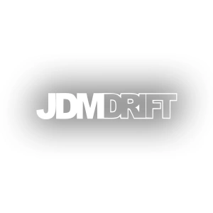 JDM Drift Araba Sticker 17x17 Cm Beyaz