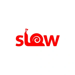 Slow Salyangoz Araba Sticker 17x17 Cm Kırmızı