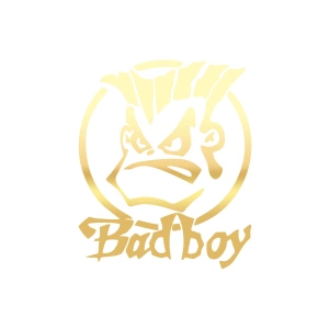 Bad Boy Araba Sticker 17x17 Cm Gold