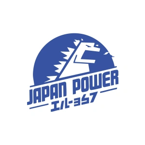 Japan Power Araba Sticker 17x17 Cm Mavi