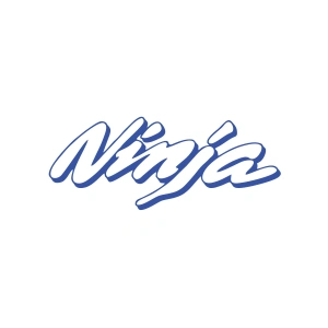 Ninja Araba Sticker 17x17 Cm Mavi