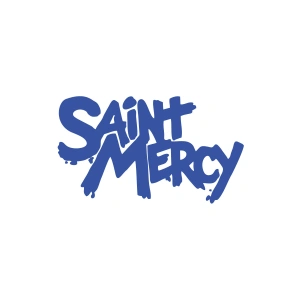 Saint Mercy Araba Sticker 17x17 Cm Mavi