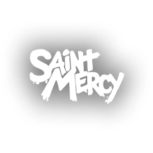 Saint Mercy Araba Sticker 17x17 Cm Beyaz