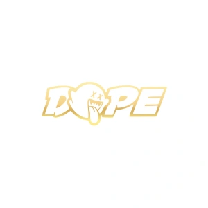 Dope Araba Sticker 17x17 Cm Gold